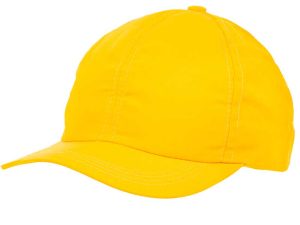 gorros en tafeta amarillo oro