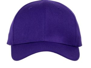 Gorro Lona Modelo Jockey Villa de Metal Color Morado