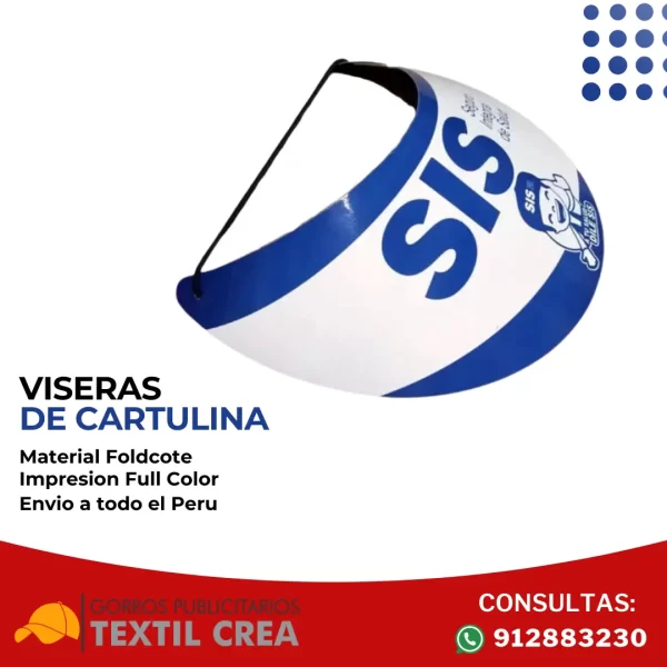 Viseras de Cartulina